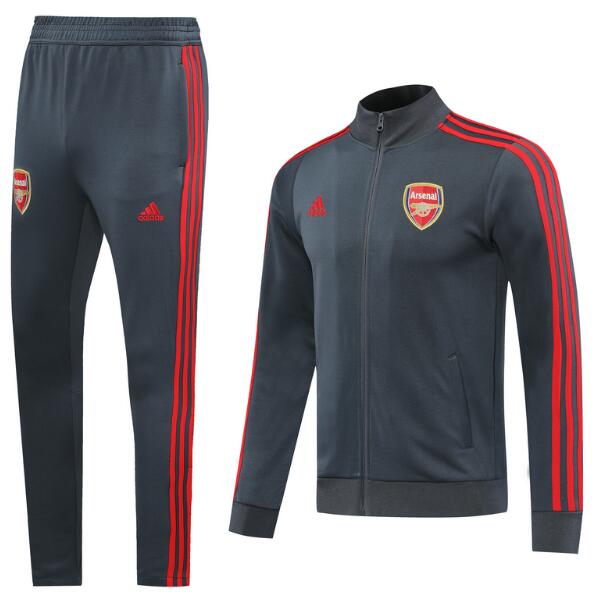 Arsenal Grey Training Kits Jacket with Trousers 2020/21